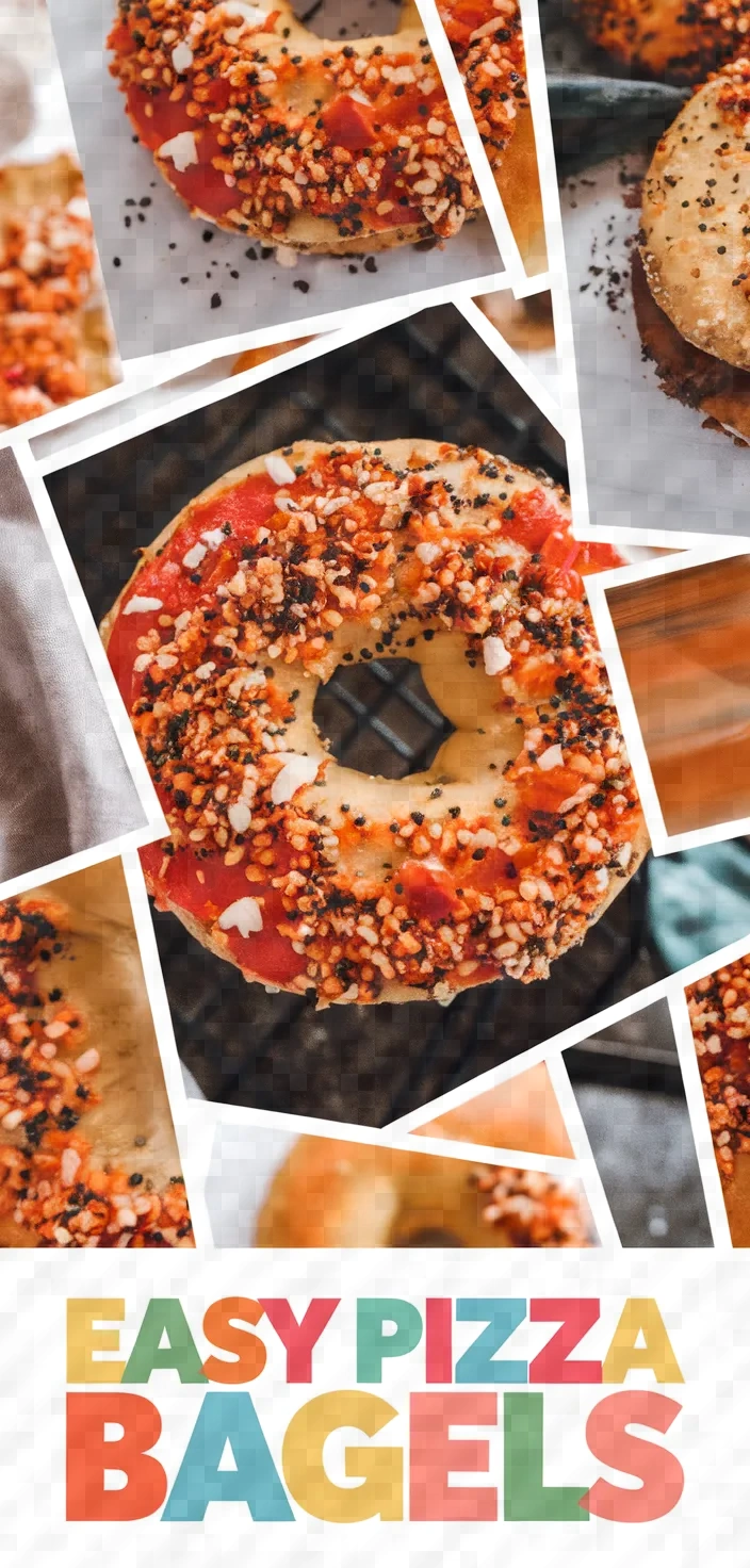 A photo of Easy Homemade Pizza Bagels Recipe