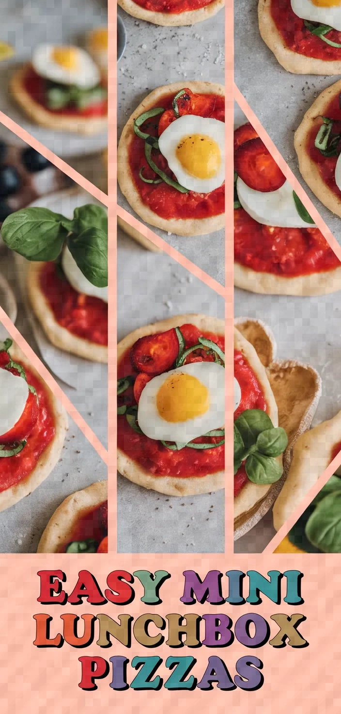 A photo of Easy Mini Lunchbox Pizzas Recipe