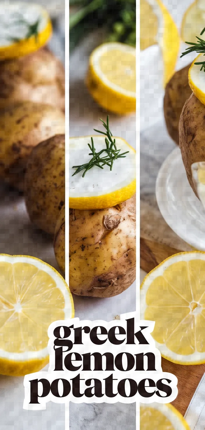 A photo of Greek Lemon Potatoes Recipe