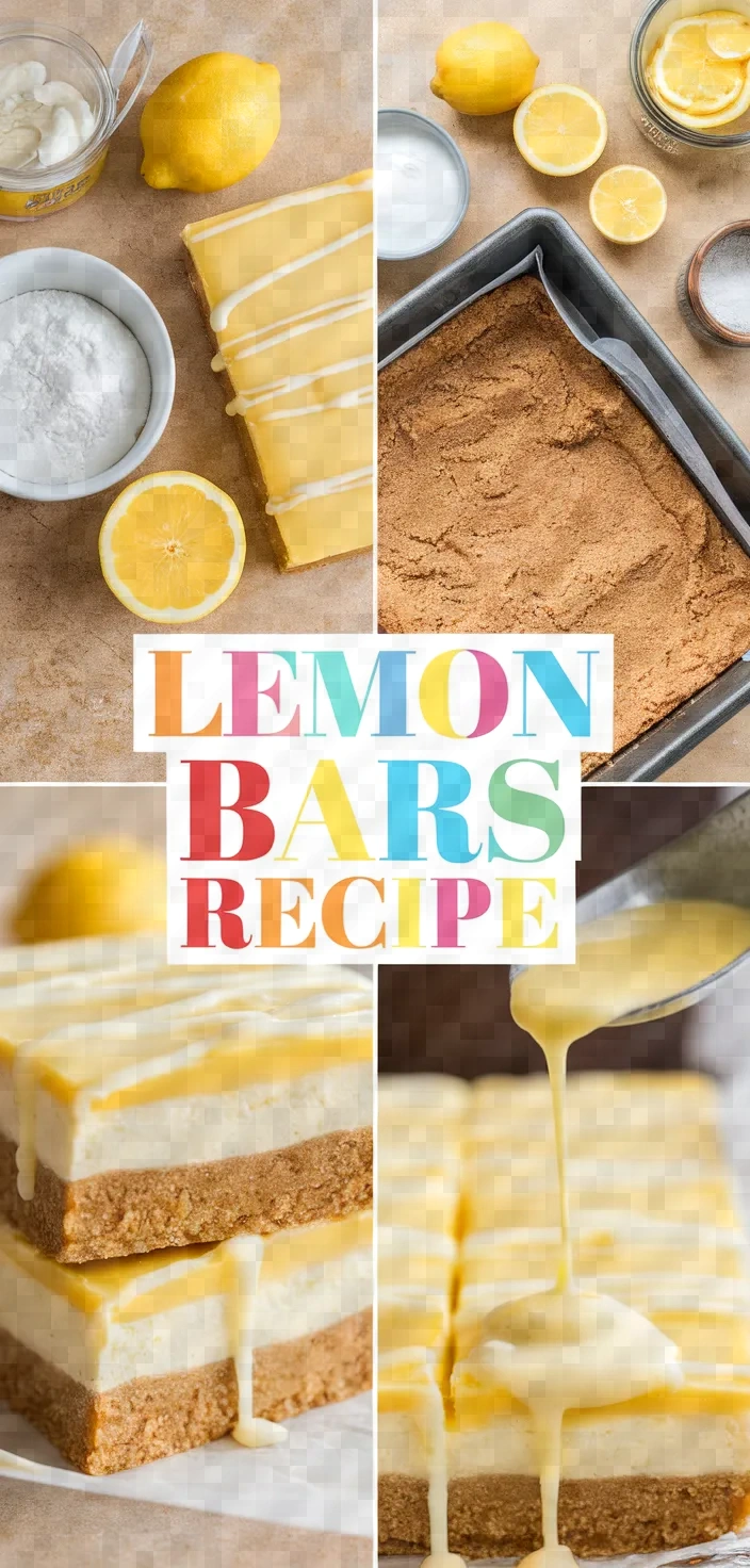 A photo of Lemon Cream Cheese Bars Recipe