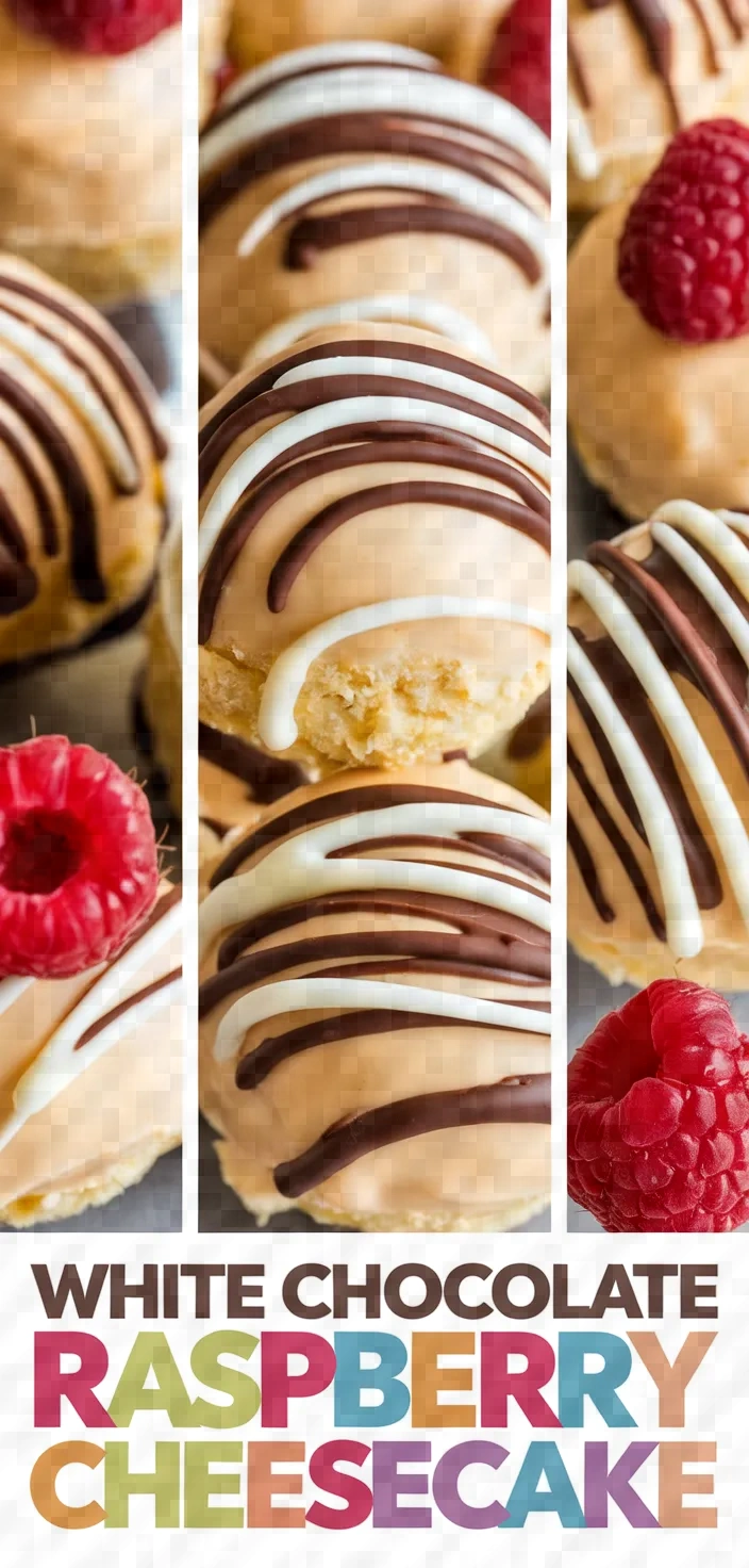 A photo of White Chocolate Raspberry Cheesecake Balls 2 Recipe