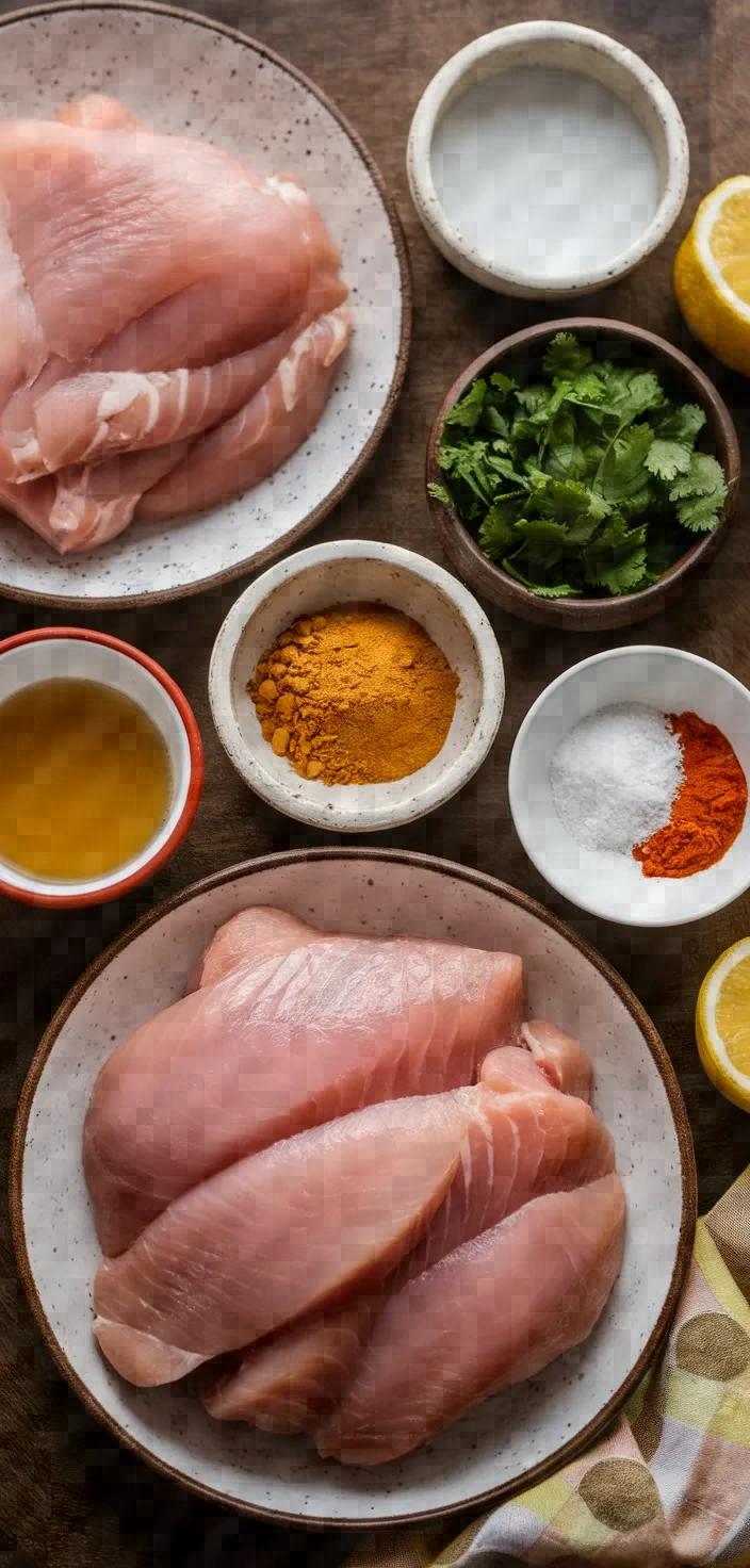 Ingredients photo for Creamy Chicken Curry Recipe