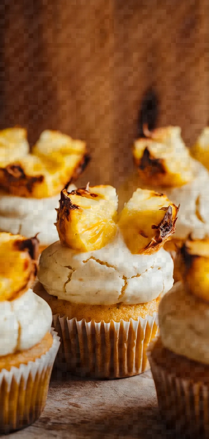 Four Ingredient Pineapple Cupcakes Recipe