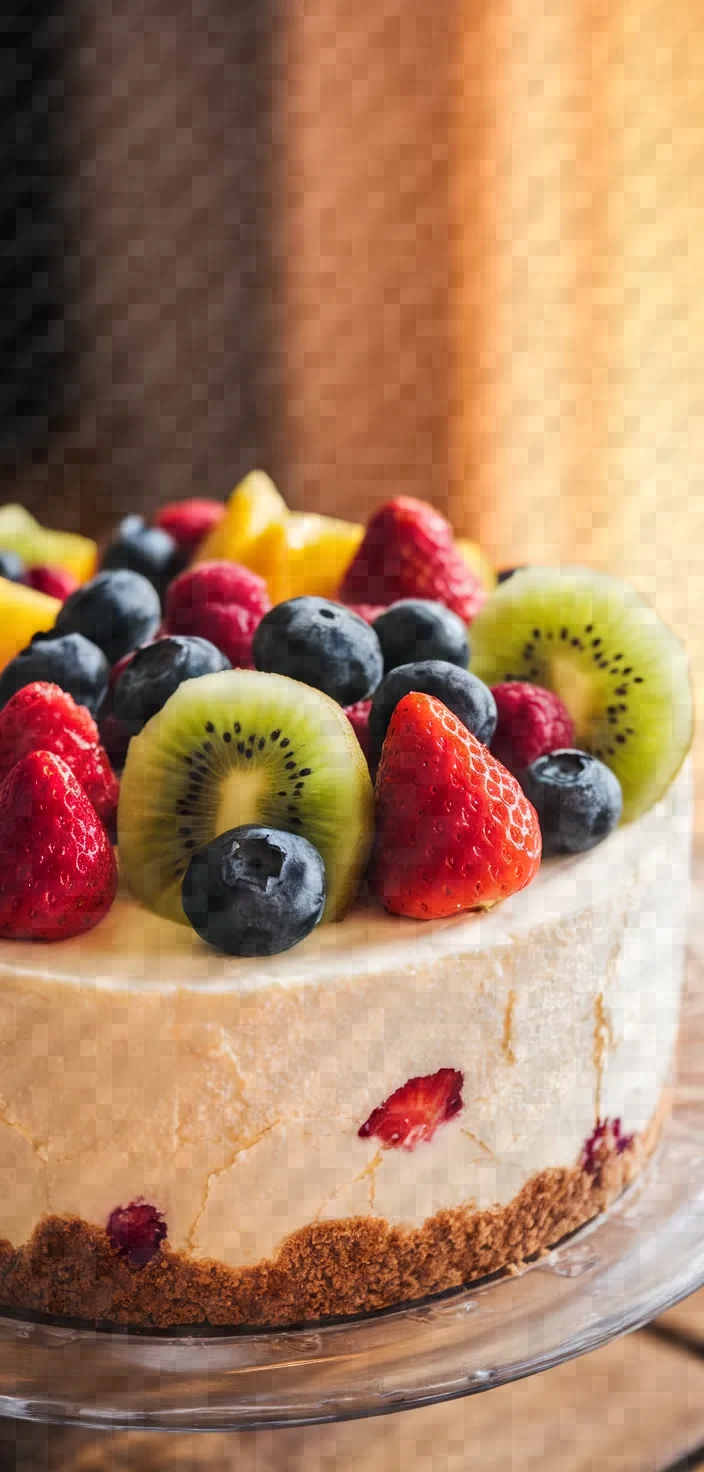 Fruit Salad Cheesecake Recipe