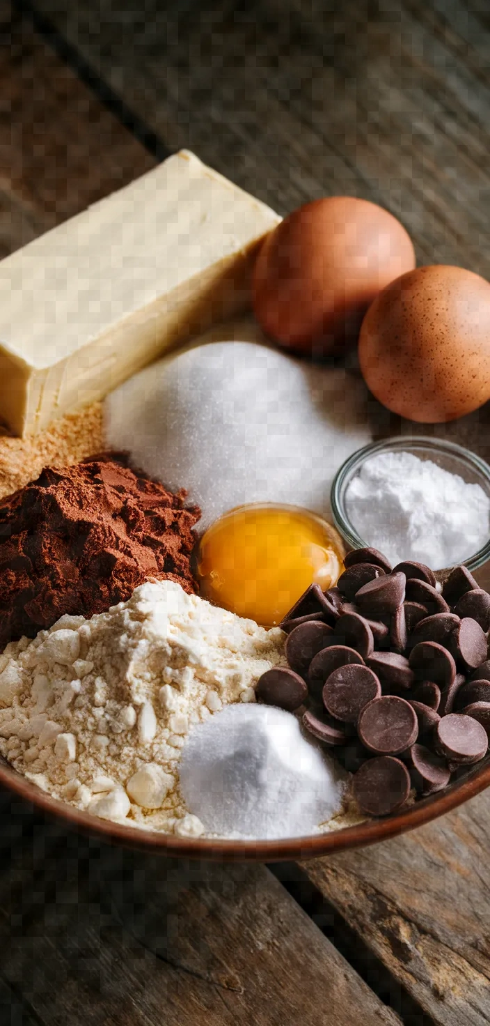 Ingredients photo for Homemade Brownies 2 Recipe