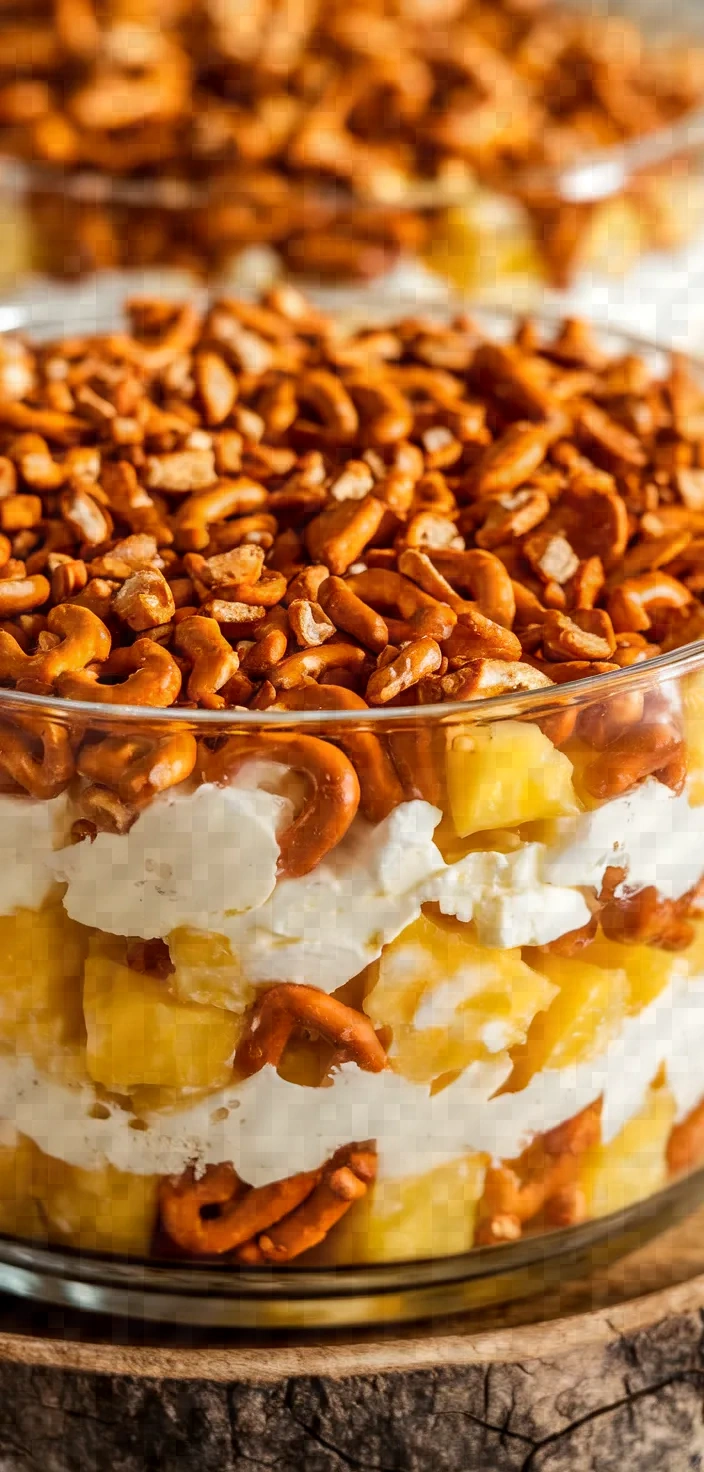 Pineapple Pretzel Salad Recipe